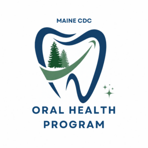 Logo for the Maine CDC Oral Health Program.